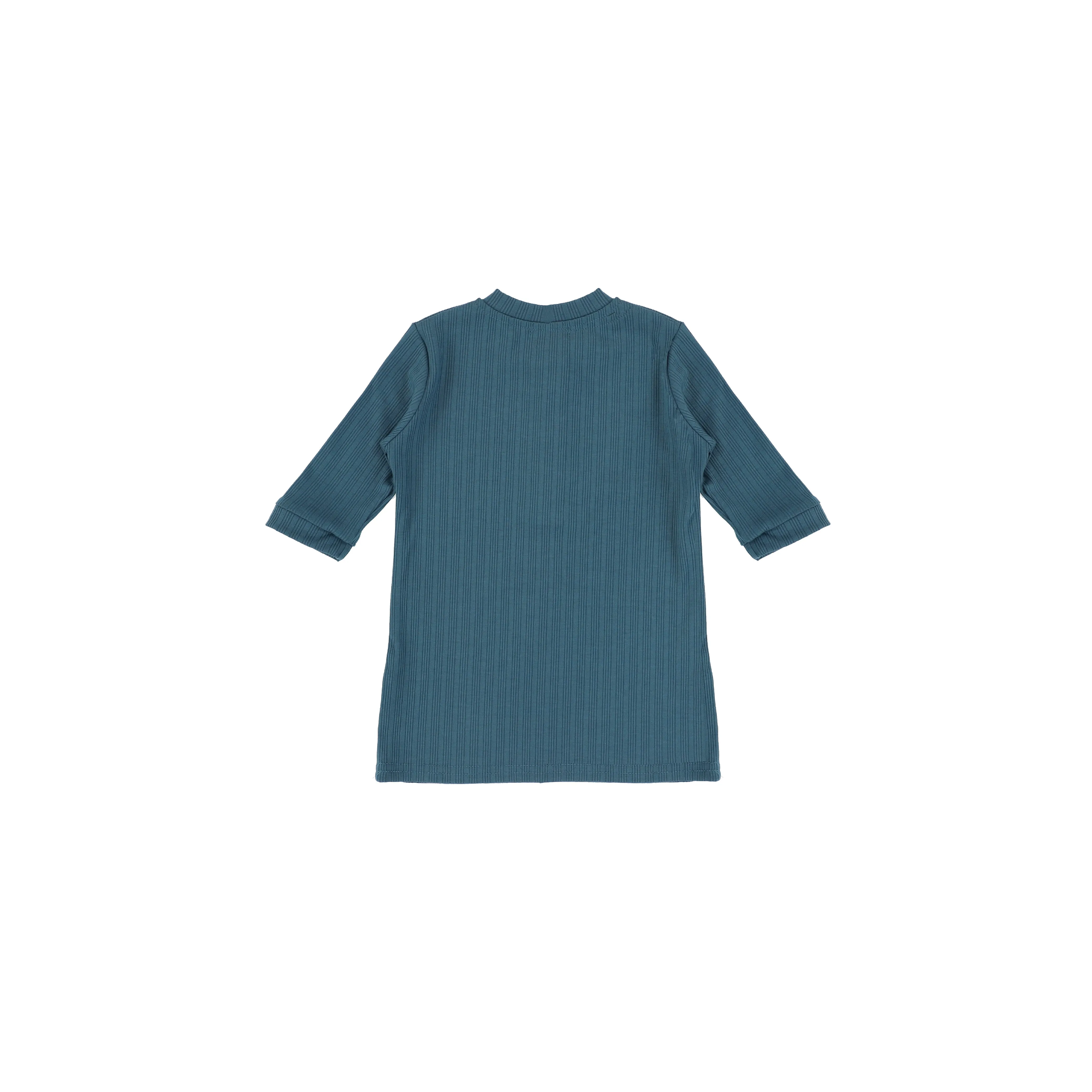 3/4 SLEEVES TRIPLE RIBBED HENLEY