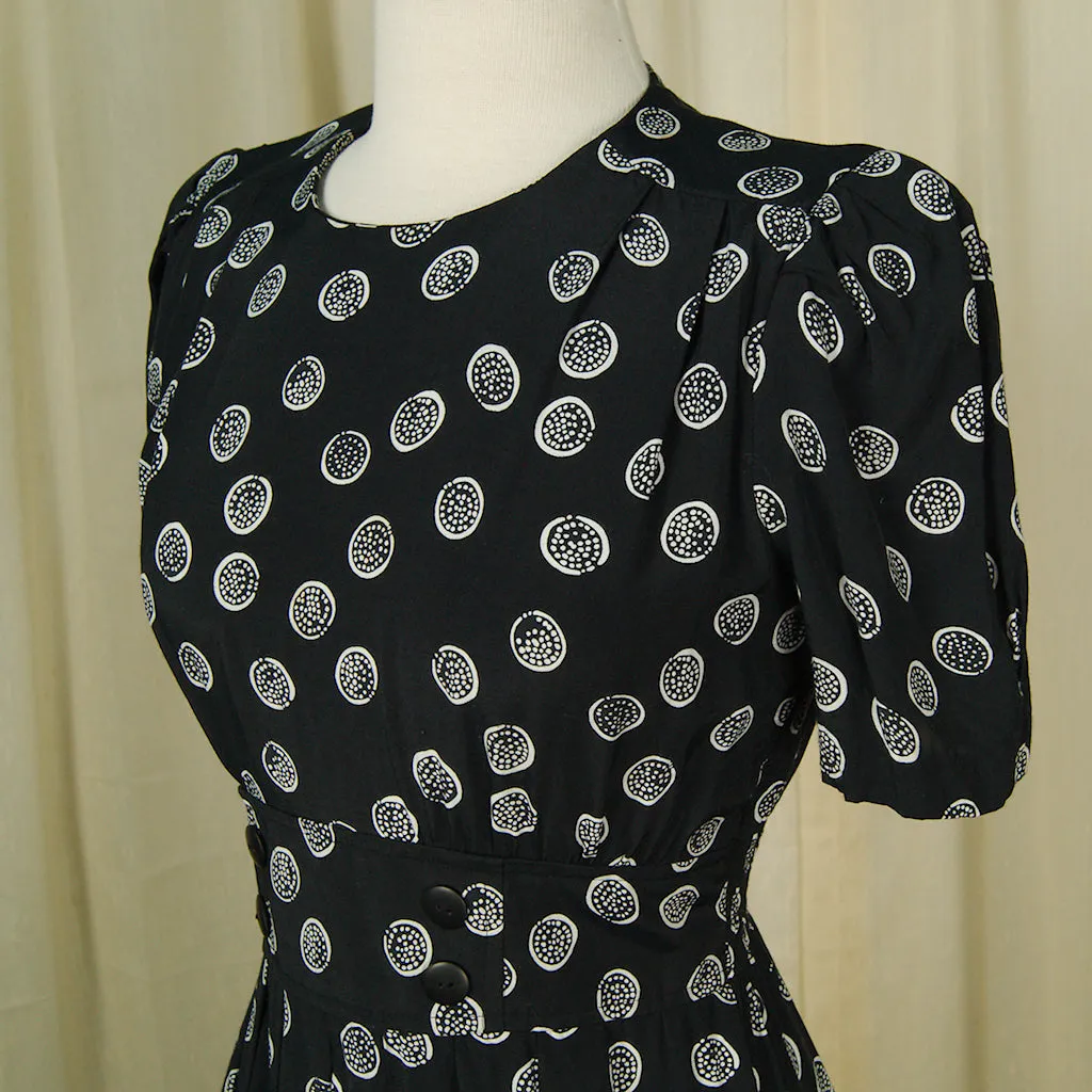80s does 1940s Dottie Dress