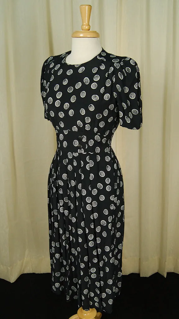 80s does 1940s Dottie Dress