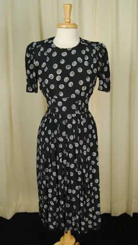 80s does 1940s Dottie Dress