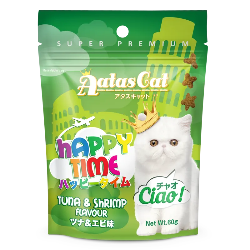 Aatas Cat Happy Time Ciao! - Tuna & Shrimp 60g