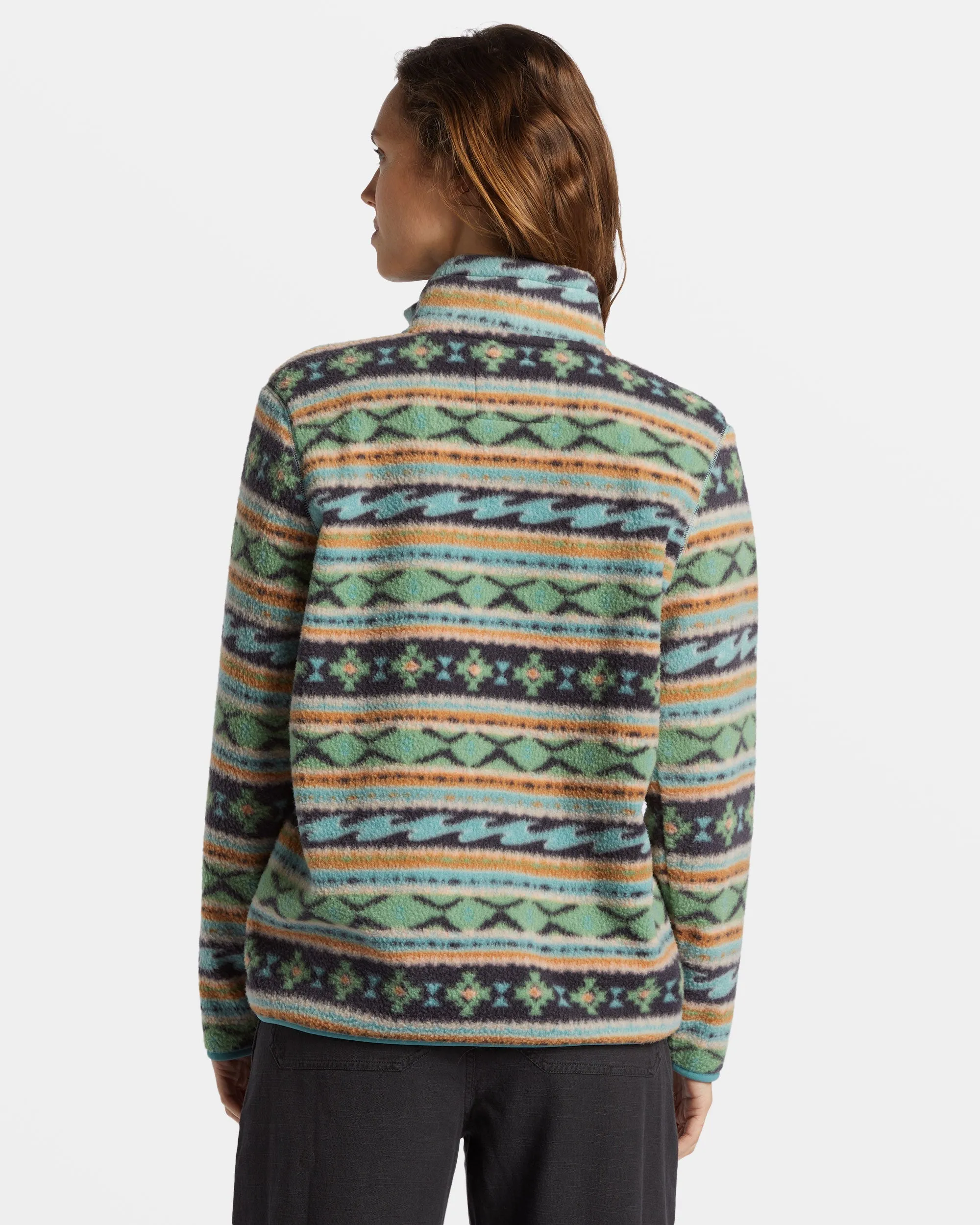 A/Div Boundary Mock 3 Half-Zip Pullover Sweatshirt - Salty Sage