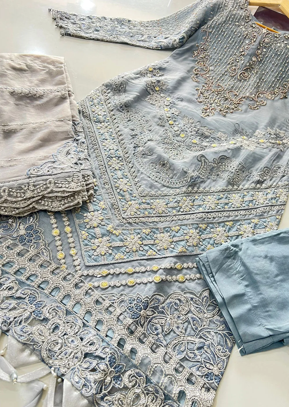 AL-3673 Readymade Grey Ally's Dress