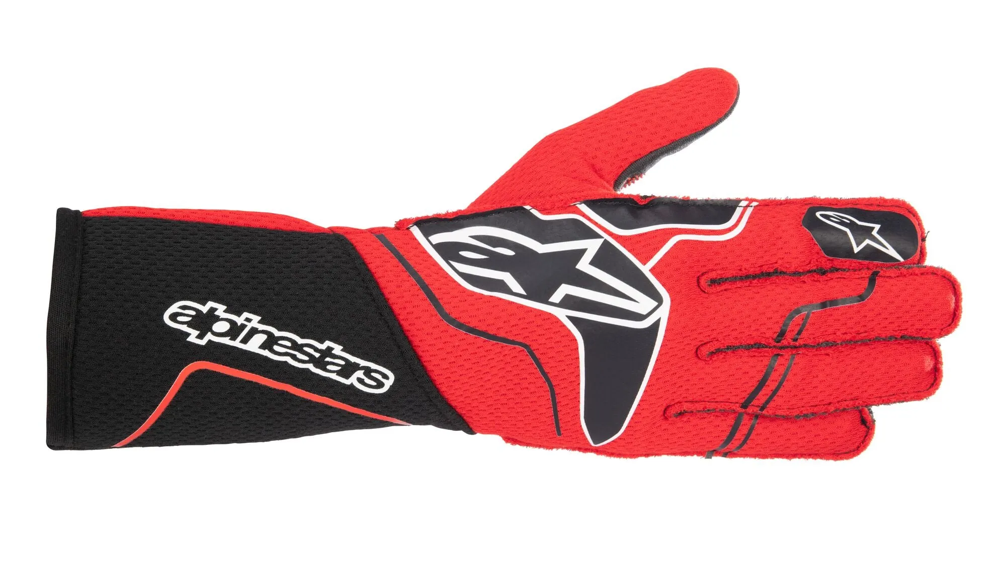 ALPINESTARS 3550123_13_XXL TECH 1-ZX v3 Racing gloves, FIA 8856-2018, black/red, Size 2XL