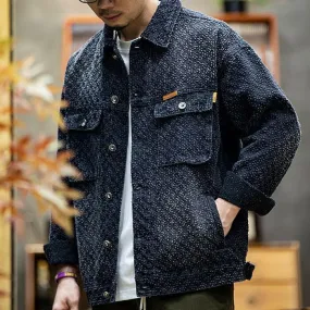 American Cowboy Big Size Loose Jacket P0472