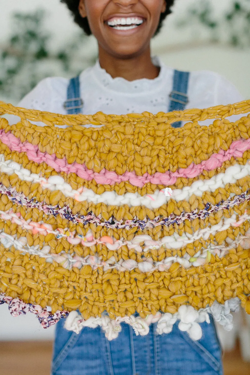 Bonfire Crescent Shawl
