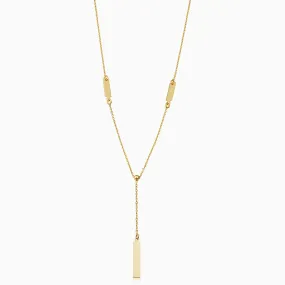 Brooklyn Bar Drop Necklace