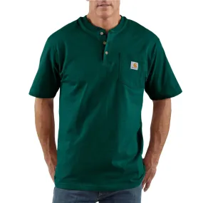 Carhartt Men's Hunter Green S/S Workwear Henley