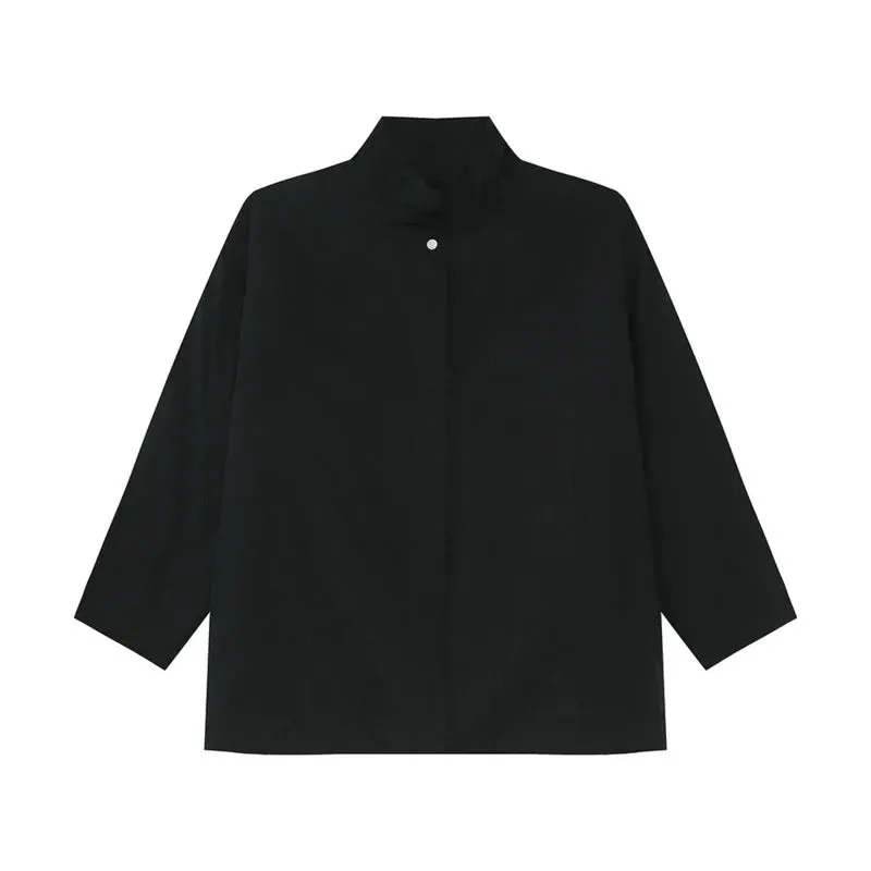 Casual Solid Color Padded Loose Jacket