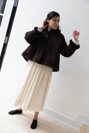 Cawley | Avis Jacket in Chocolate Shearling
