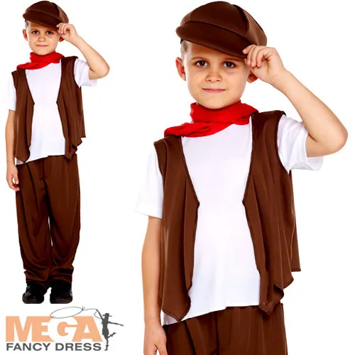 Chimney Sweep Kids Classic Laborer Costume