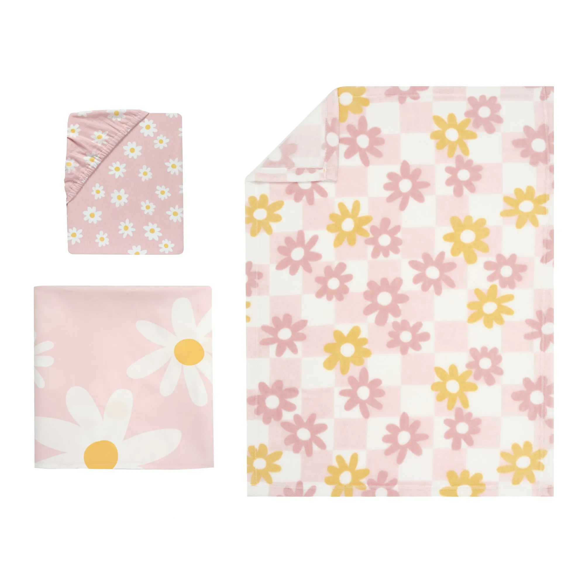Daisy Dreams 3-Piece Crib Bedding Set