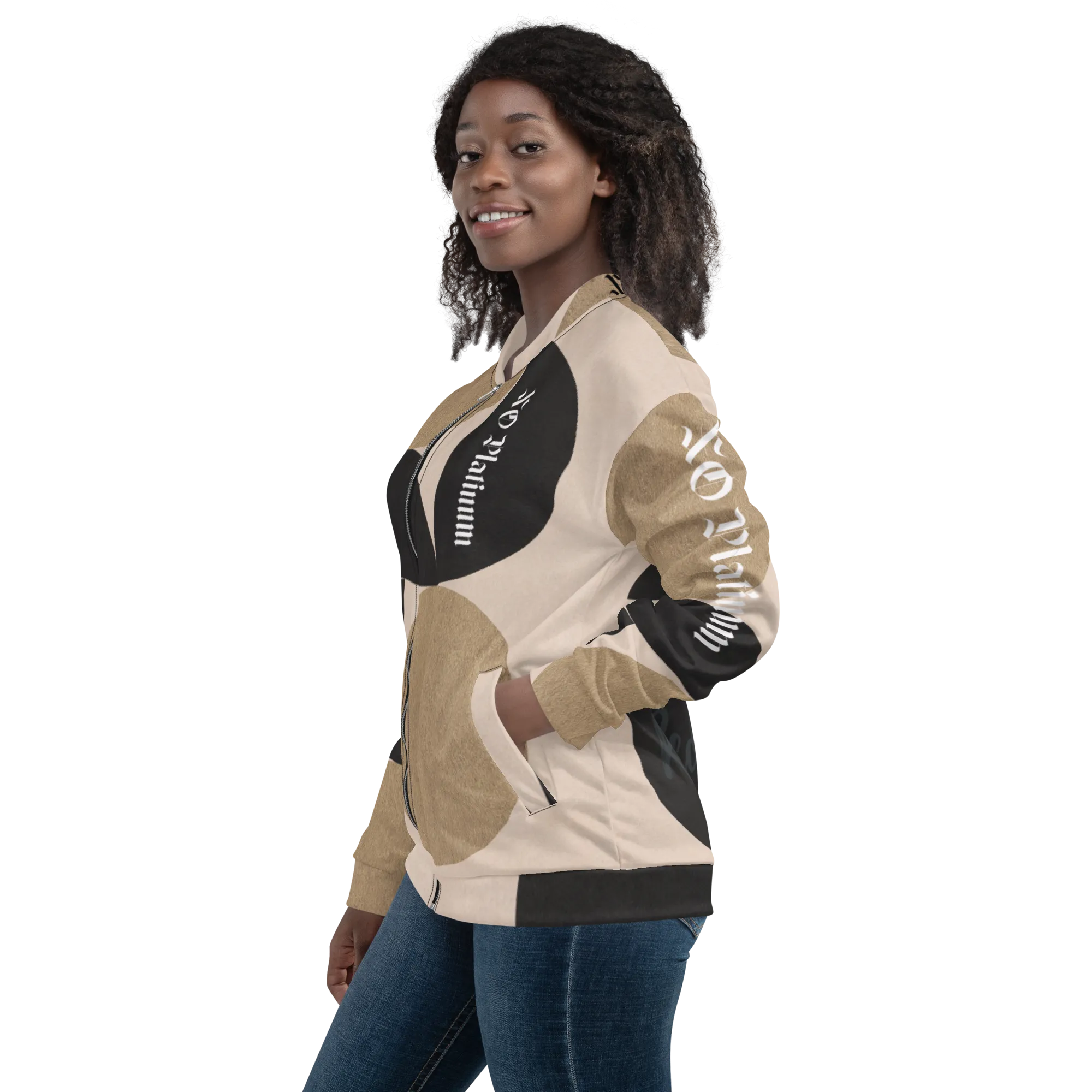 Empire Red Ralls-XO Platinum-Unisex Bomber Jacket