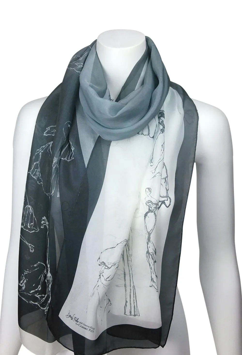 Fashion Procession Ombre Silk Scarf