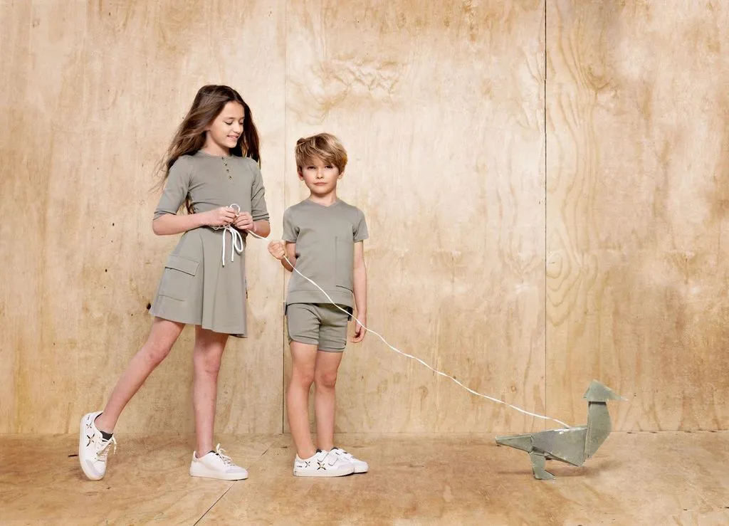 Girls 3/4 Sleeve Henley T-Shirt