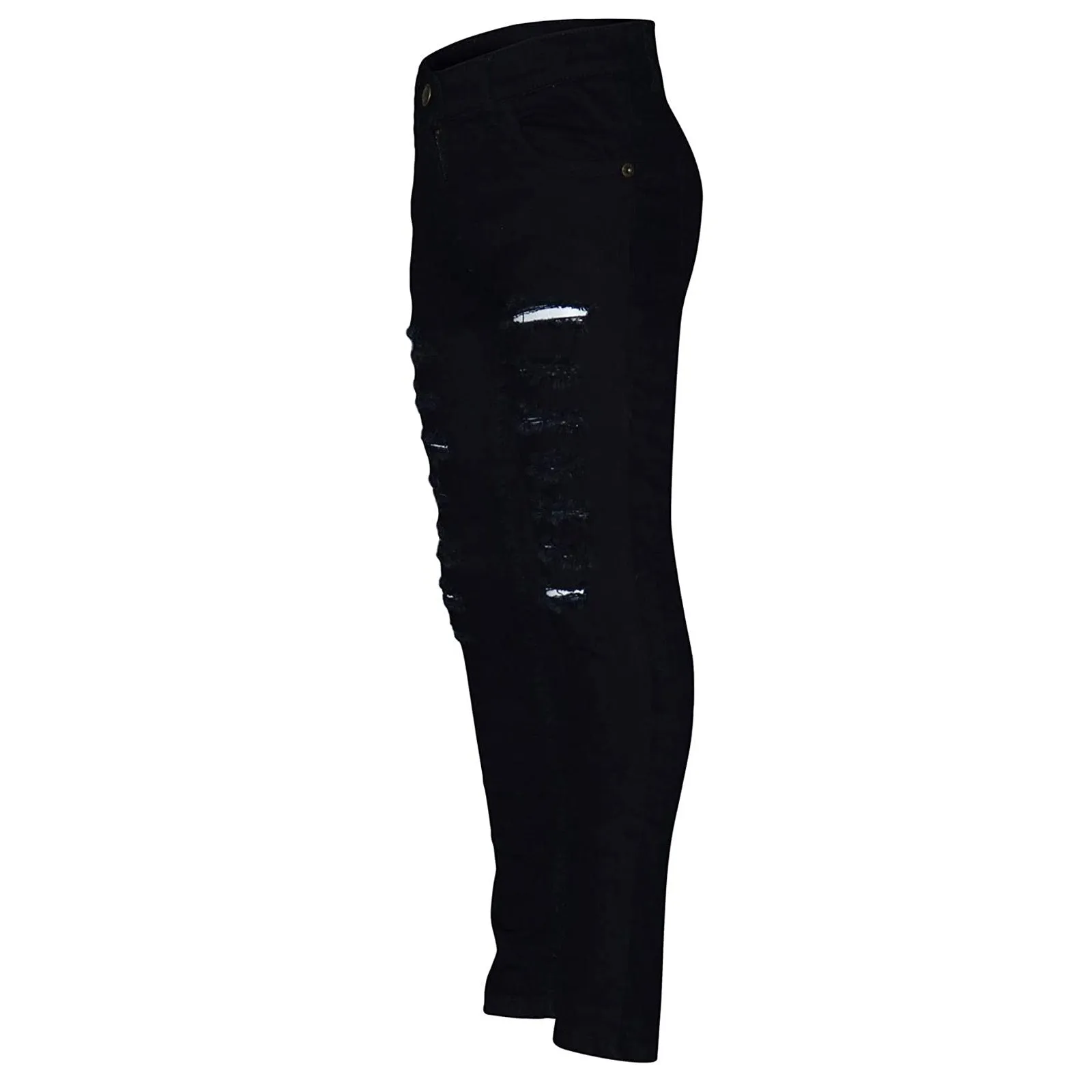 Kids Girls Skinny Jeans Denim Ripped Stretchy Pants for Age 3-14 Years