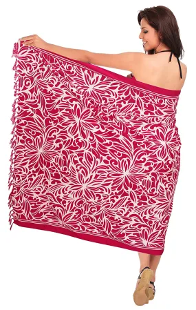 LA LEELA Women Beachwear Sarong Bikini Cover up Wrap Bathing Suit 28 ONE Size