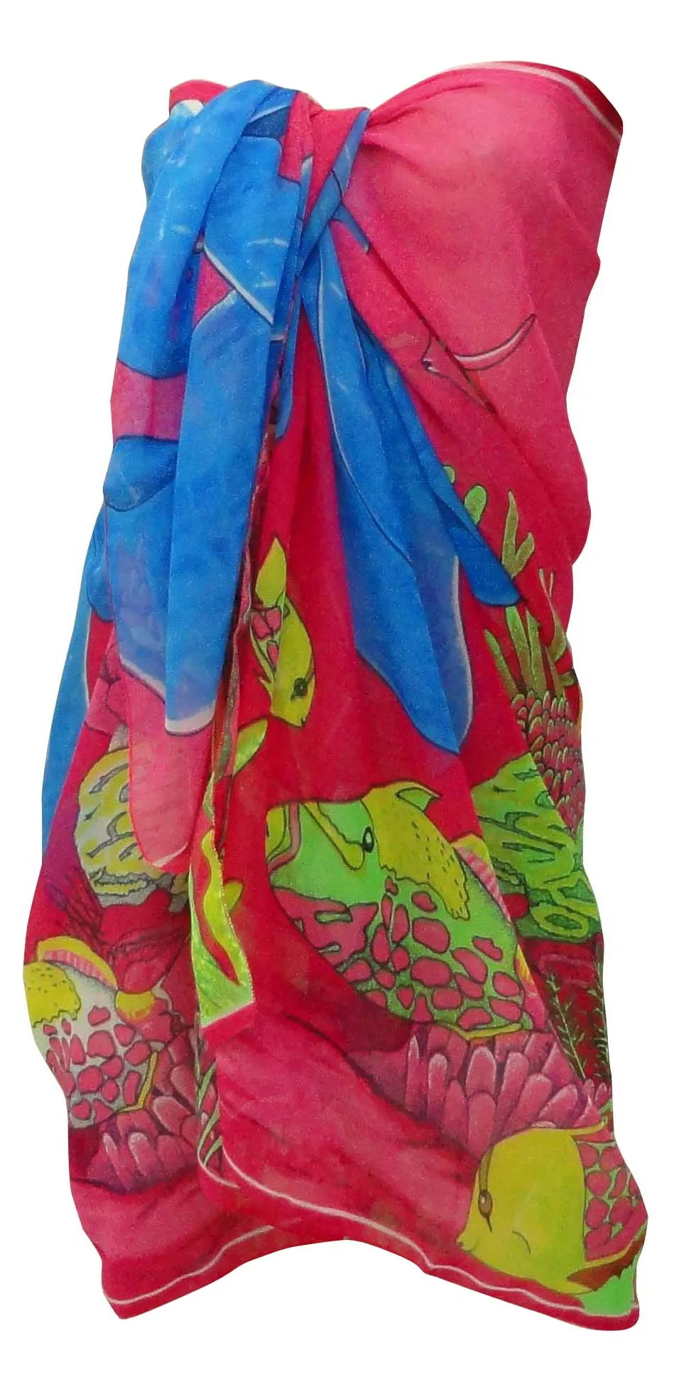 LA LEELA Women's Swimwear Cover Up Beach Sarong Swimsuit Wrap 72"x42" Pink_R914