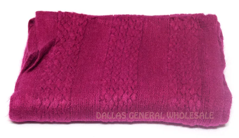 Ladies Winter Fashion Knitted Infinity Circle Scarf Wholesale