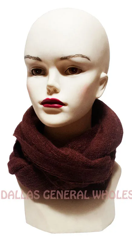 Ladies Winter Fashion Knitted Infinity Circle Scarf Wholesale