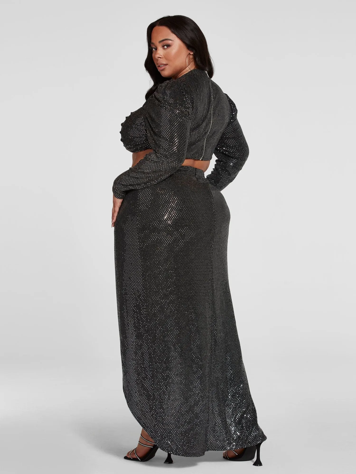Leandra Front Slit Maxi Skirt