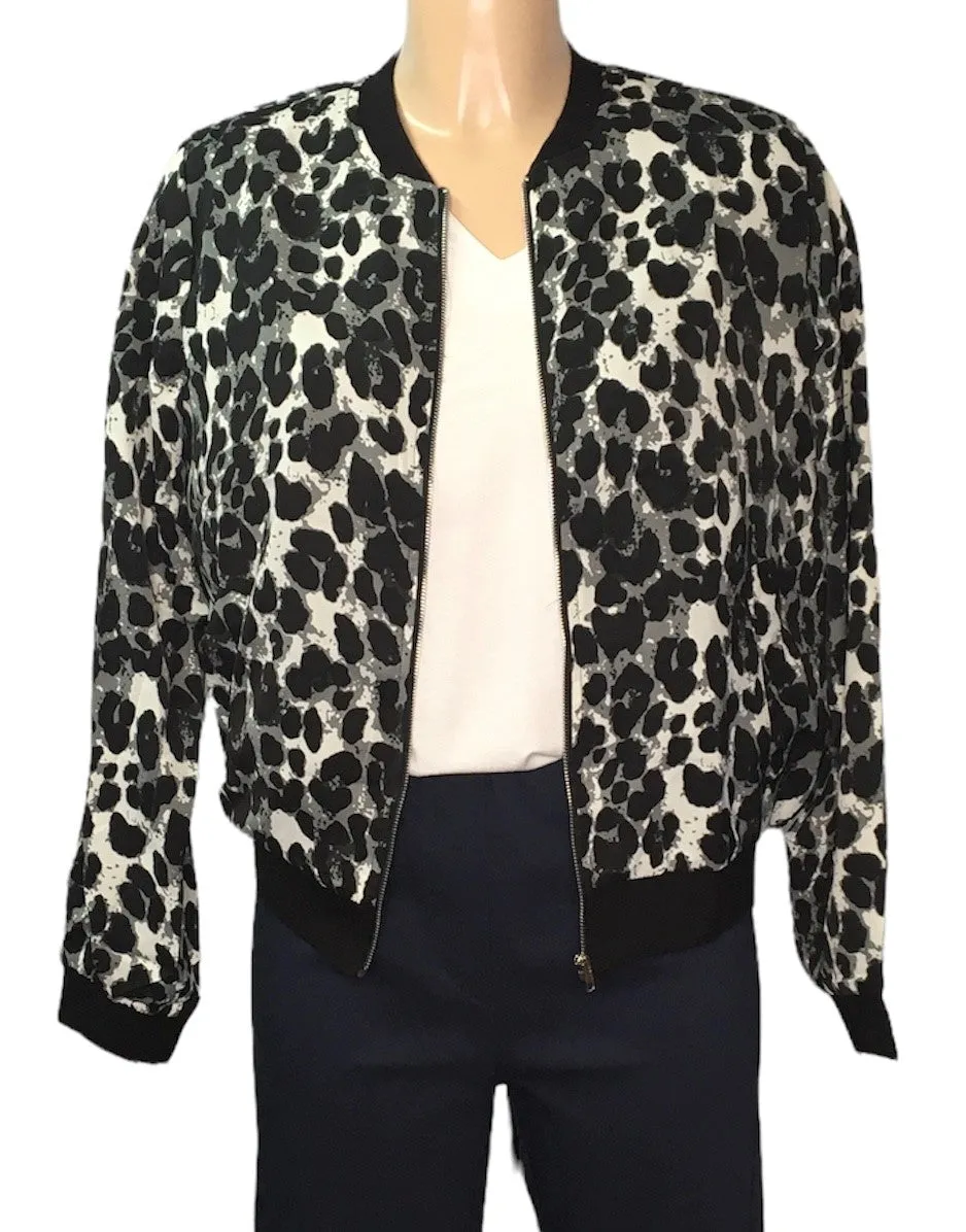 Leopard Print Bomber Jacket (2 Colours)