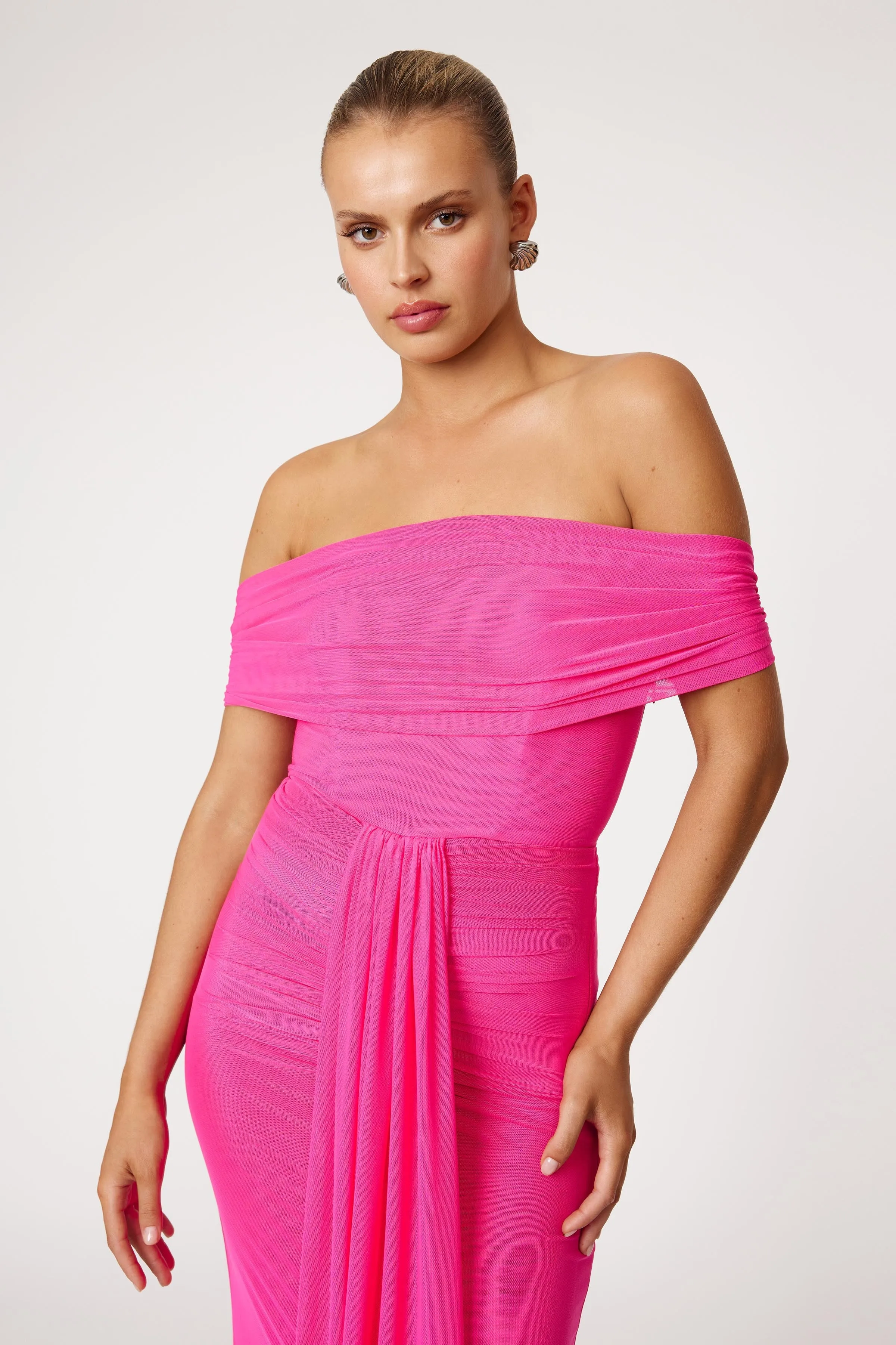 Lexi Jora Dress - Raspberry