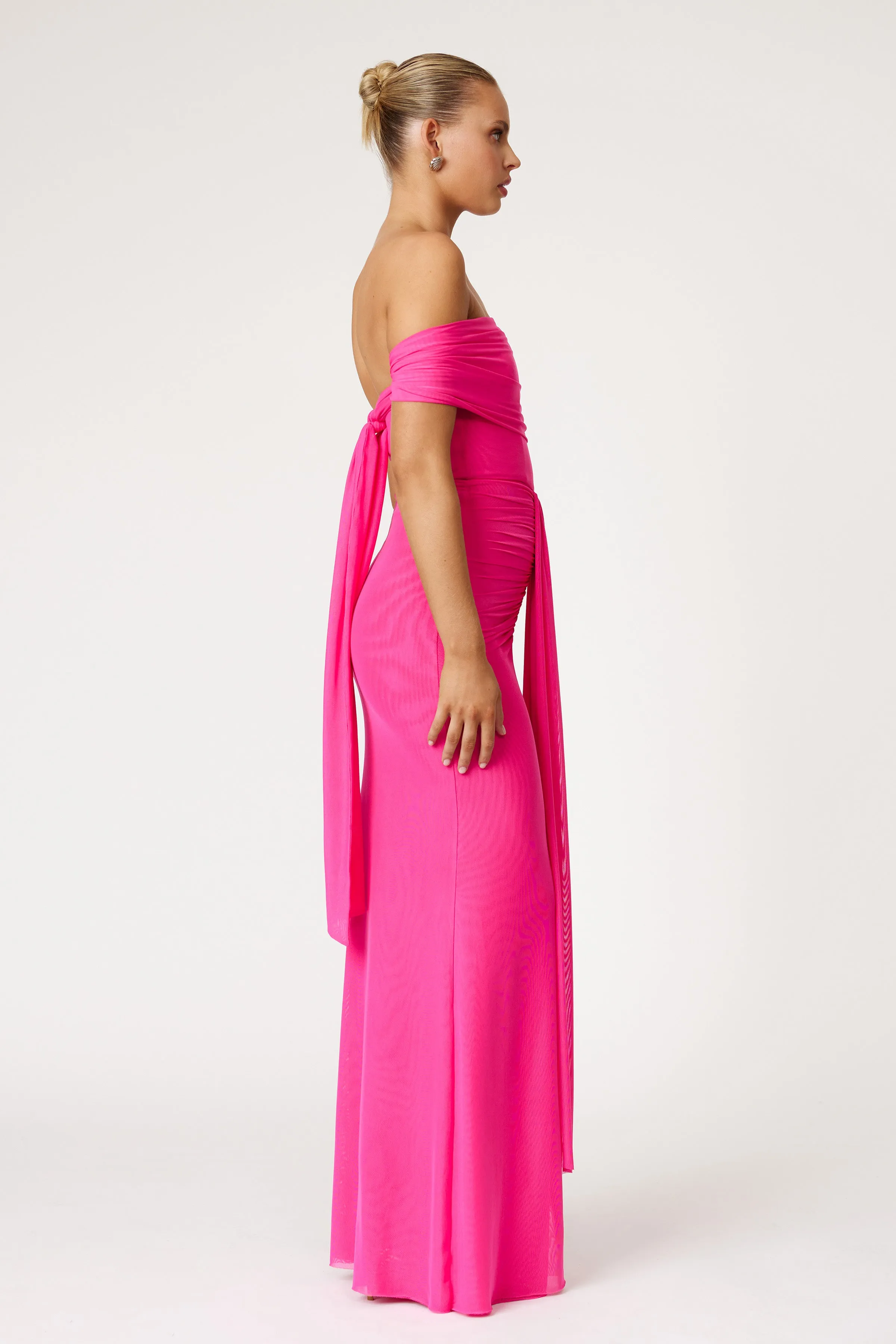 Lexi Jora Dress - Raspberry