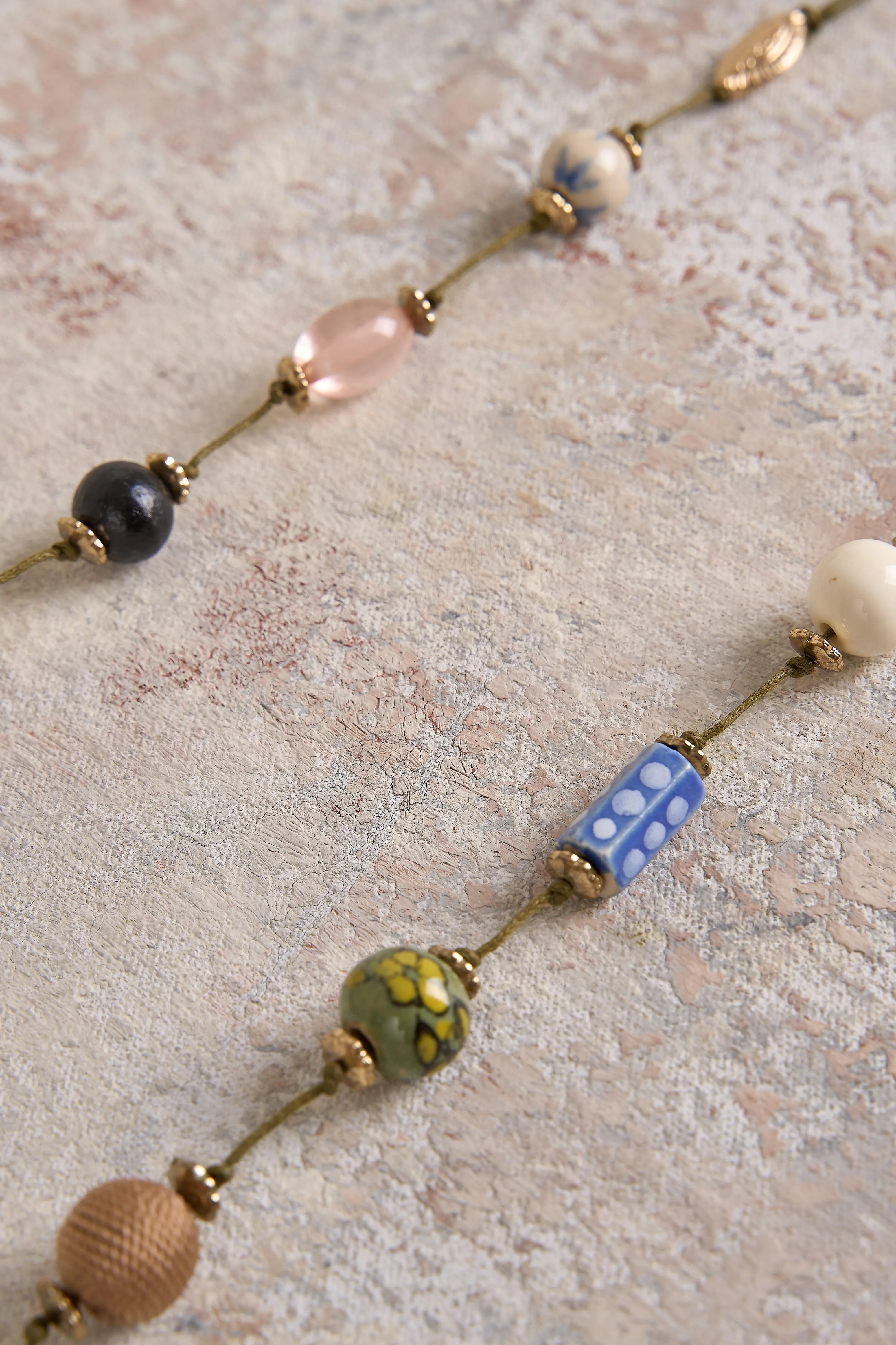 Multi Bead Layer Necklace
