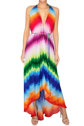 Multicolor Wedding Dress