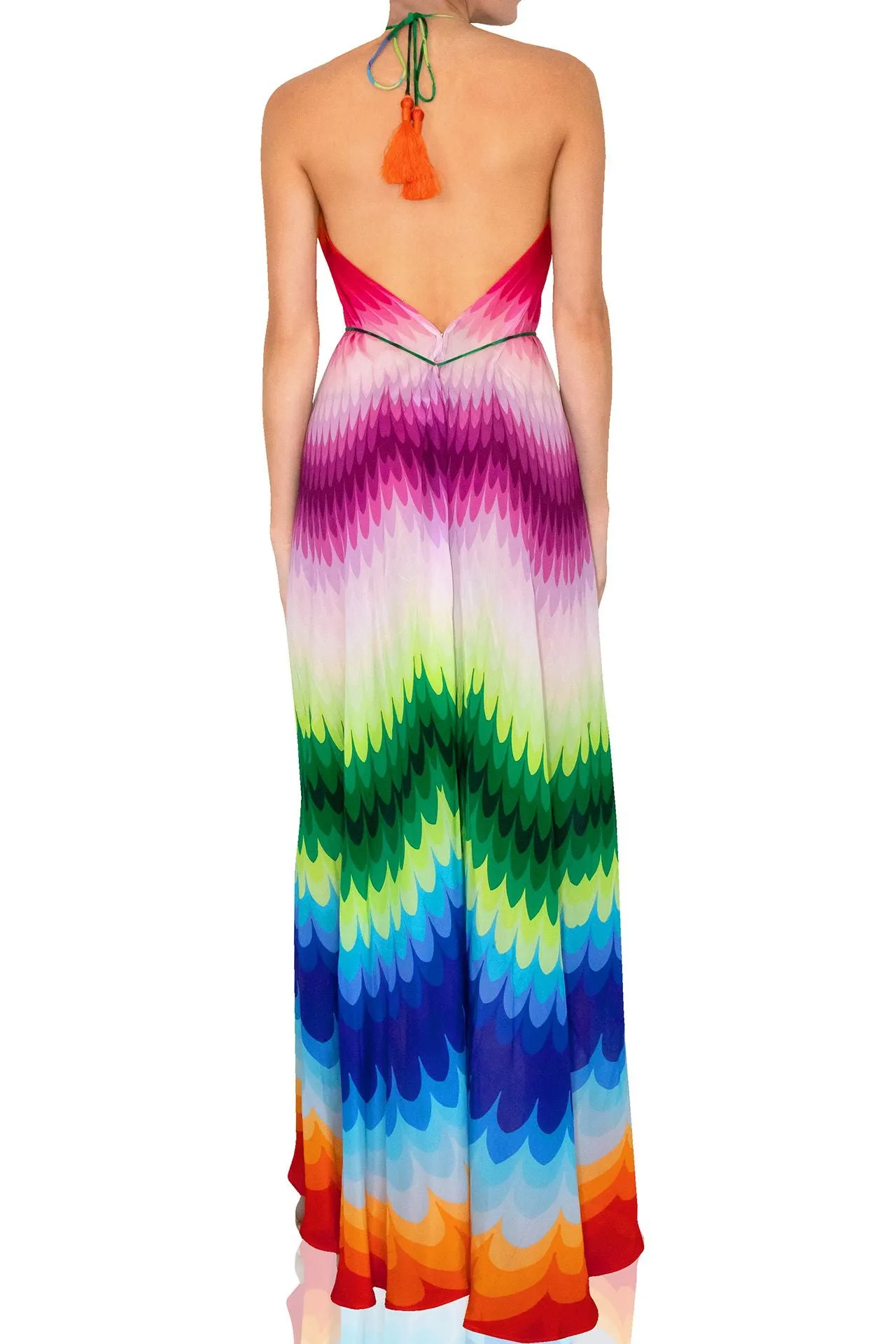 Multicolor Wedding Dress