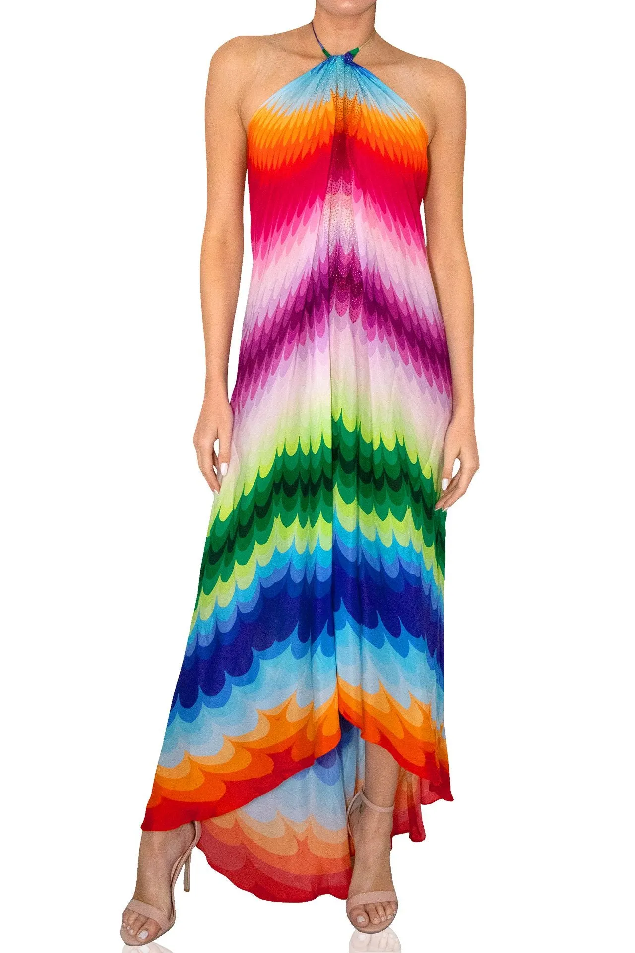 Multicolor Wedding Dress
