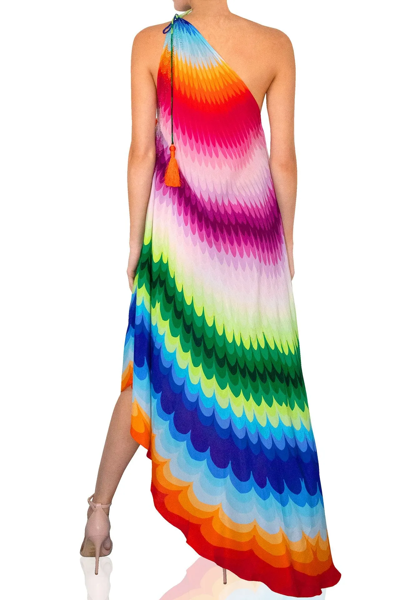 Multicolor Wedding Dress