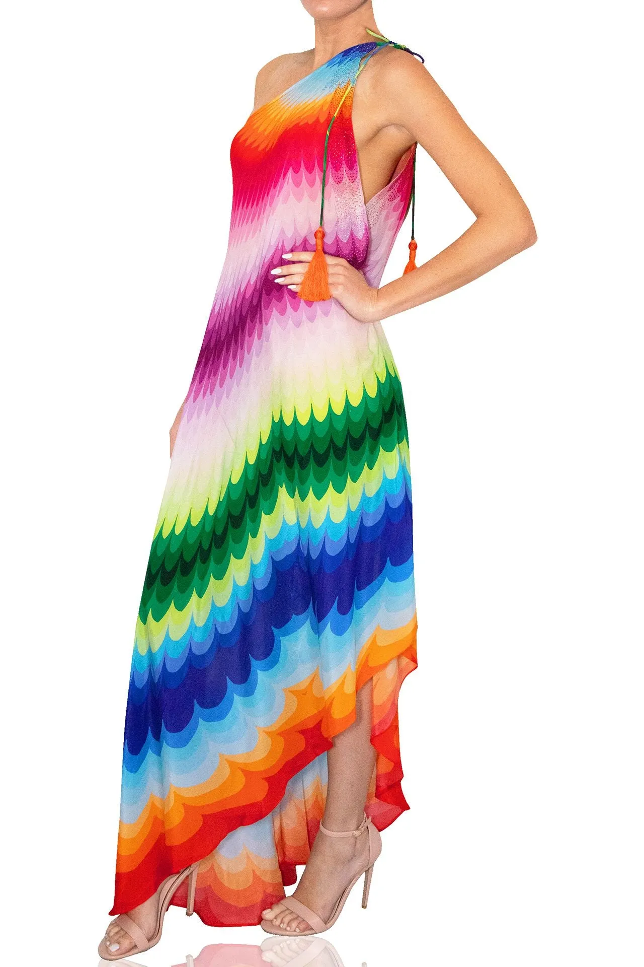 Multicolor Wedding Dress