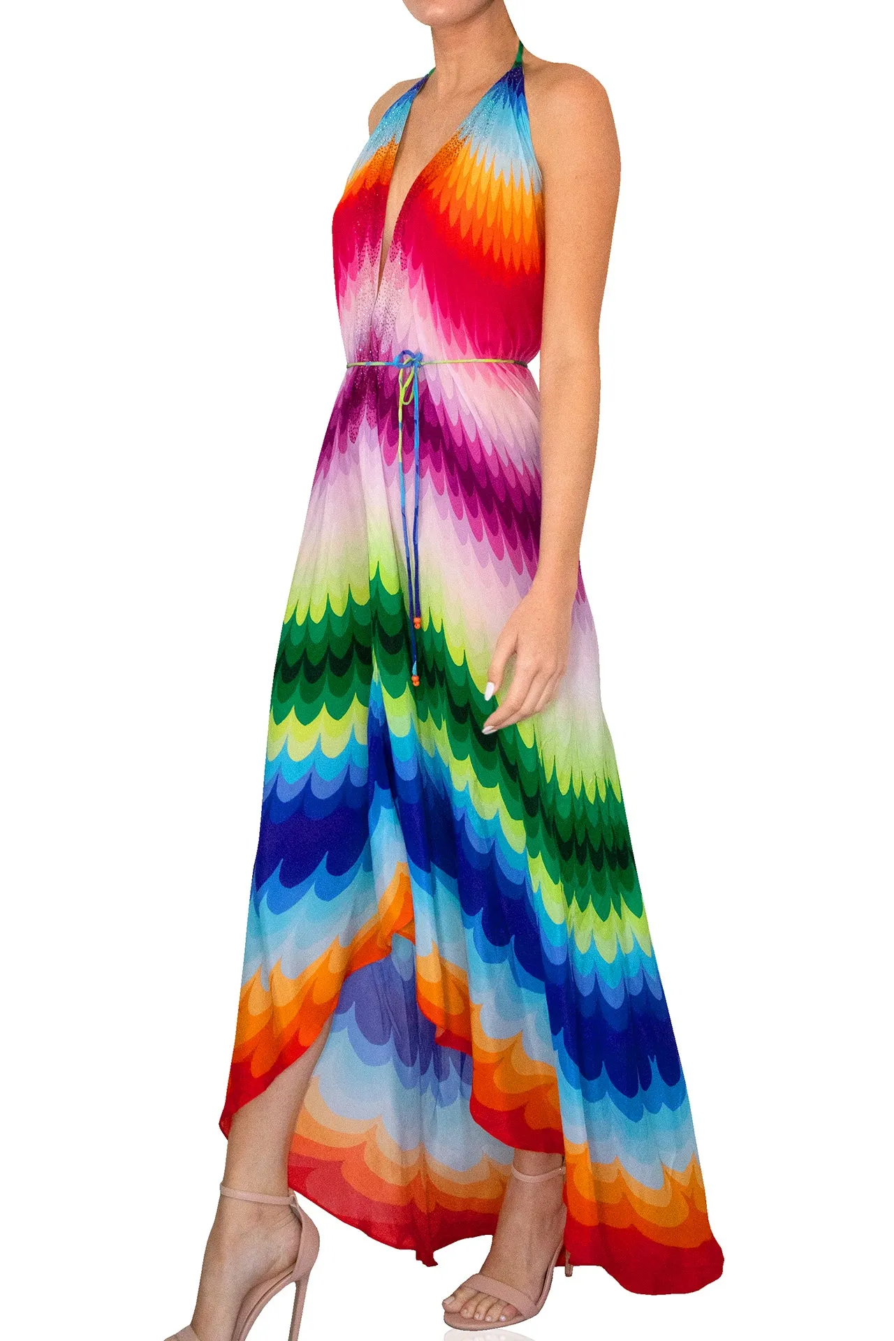 Multicolor Wedding Dress
