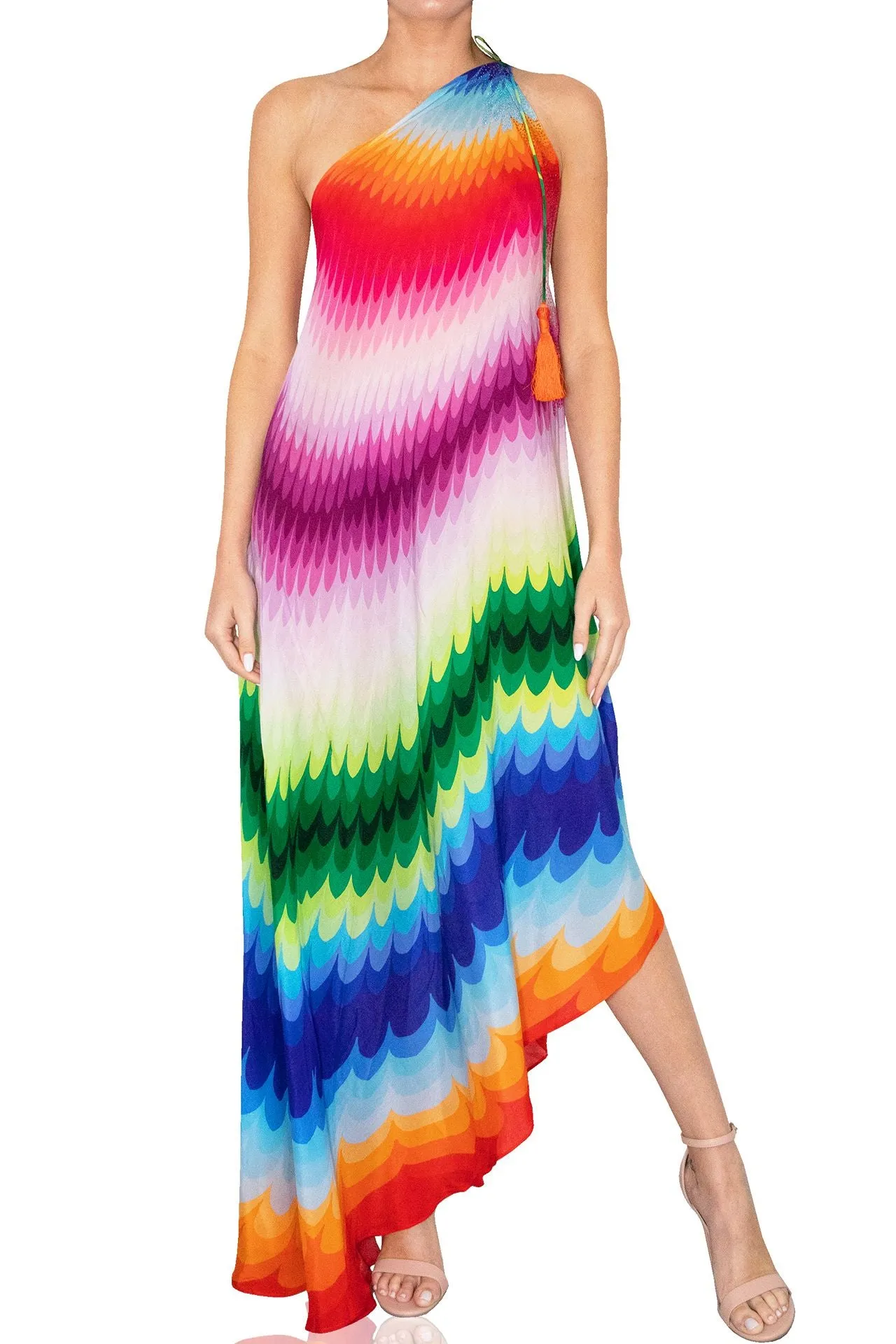 Multicolor Wedding Dress