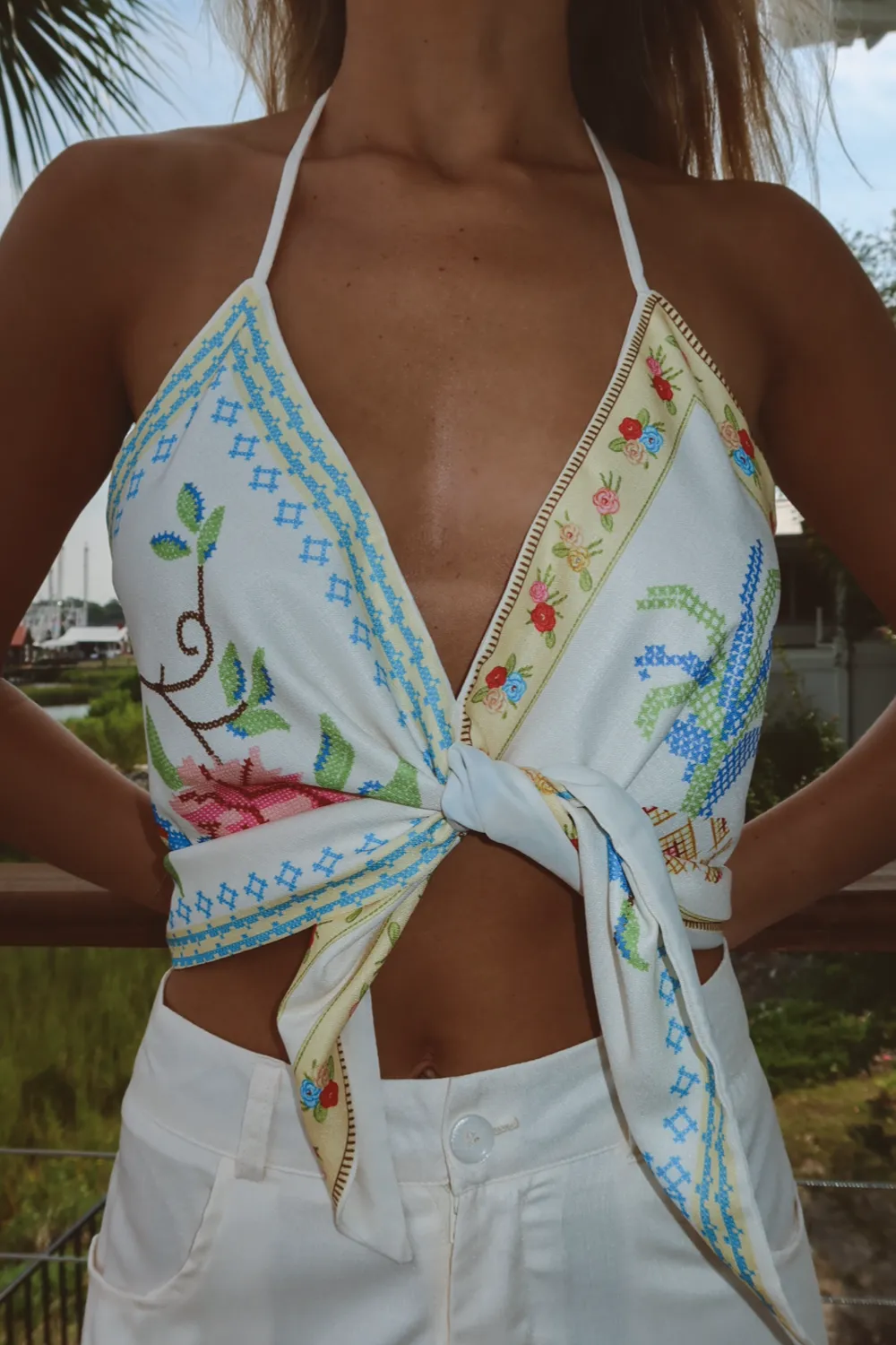 PINEAPPLE FLEUR PANT SET