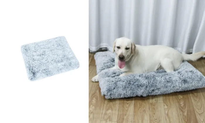 Plush Snuggle Pet Pad - Grey
