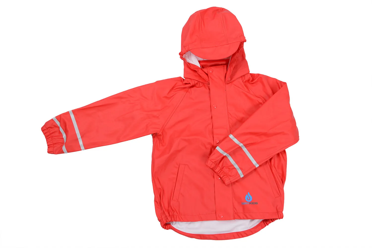 PU Splash Red/Navy Jacket & Dungaree Set