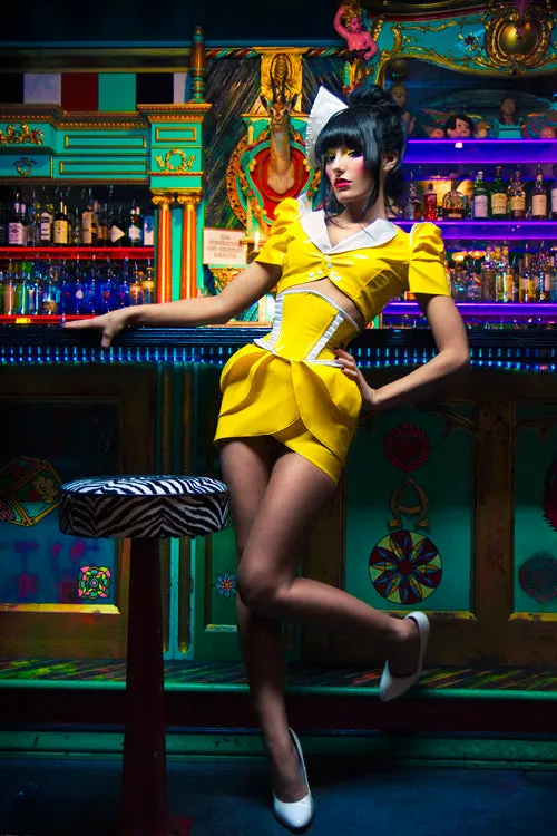 PVC Waitress hat