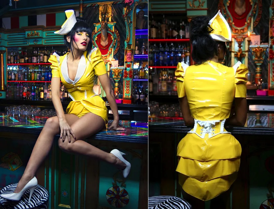 PVC Waitress hat