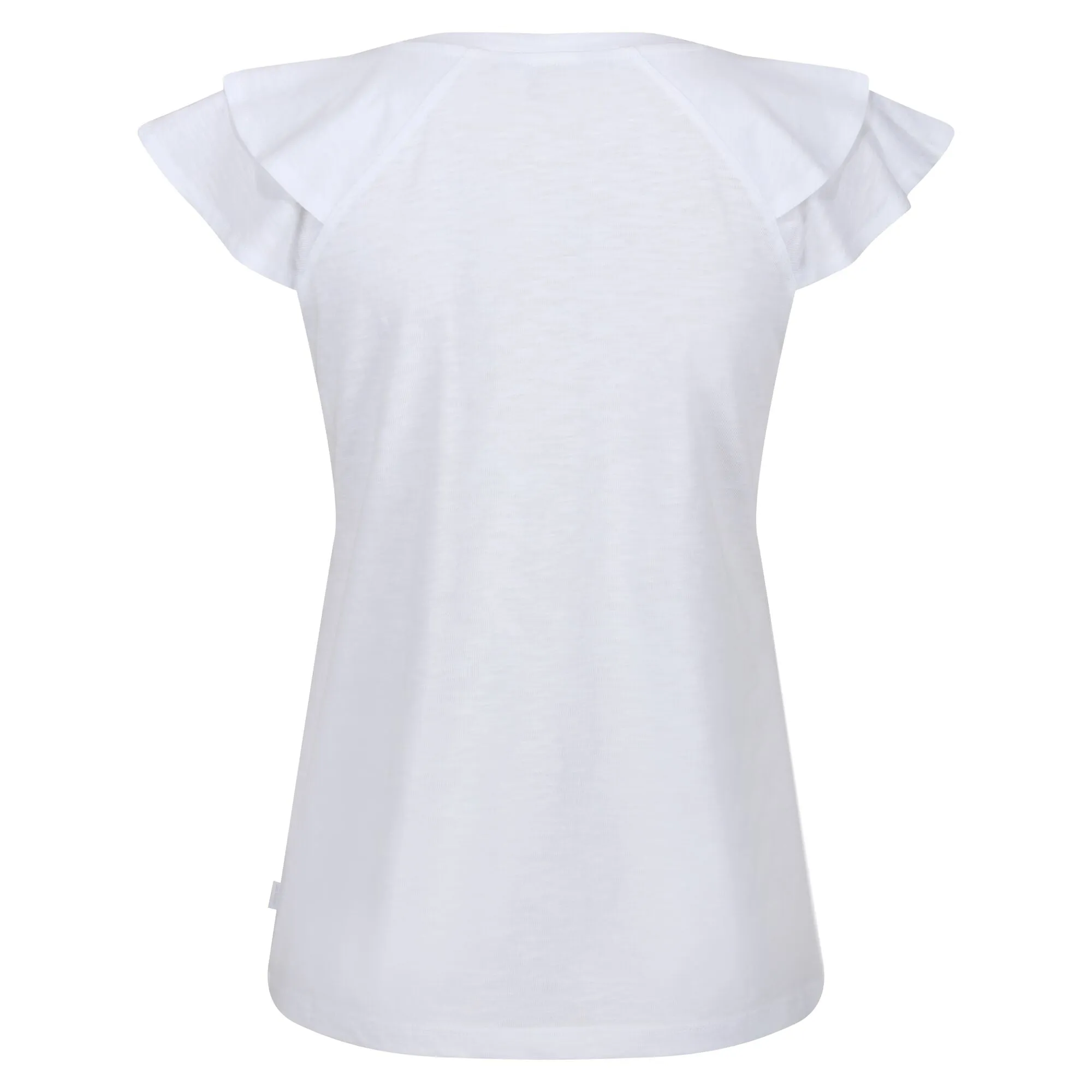 Regatta Womens Ferra Frilled Sleeved Cotton T Shirt
