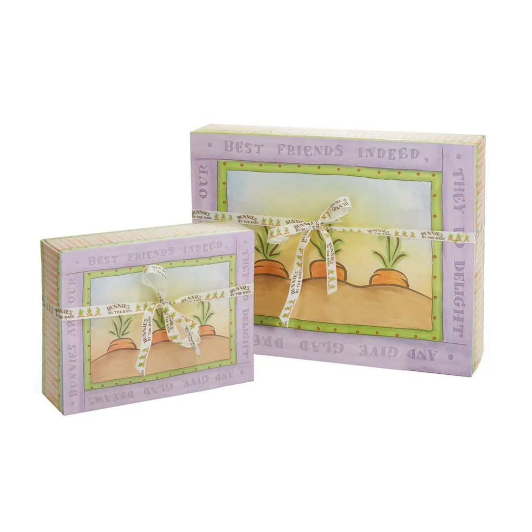 RETIRED - Bloom Hooded Blanket and Buddy Gift Set