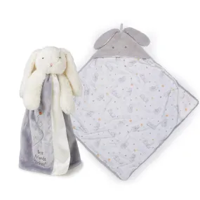 RETIRED - Bloom Hooded Blanket and Buddy Gift Set