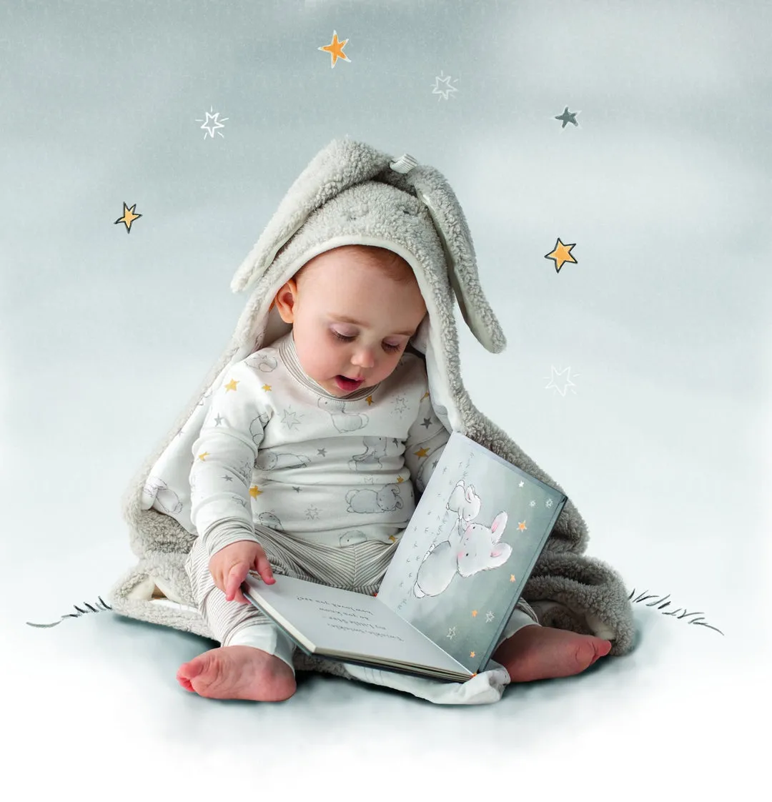 RETIRED - Bloom Hooded Blanket and Buddy Gift Set