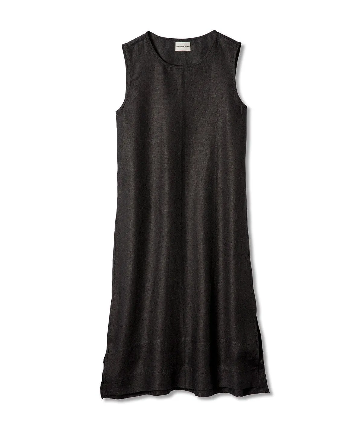 SAMPLE SALE<br>Black Linen Tunic<br>Small