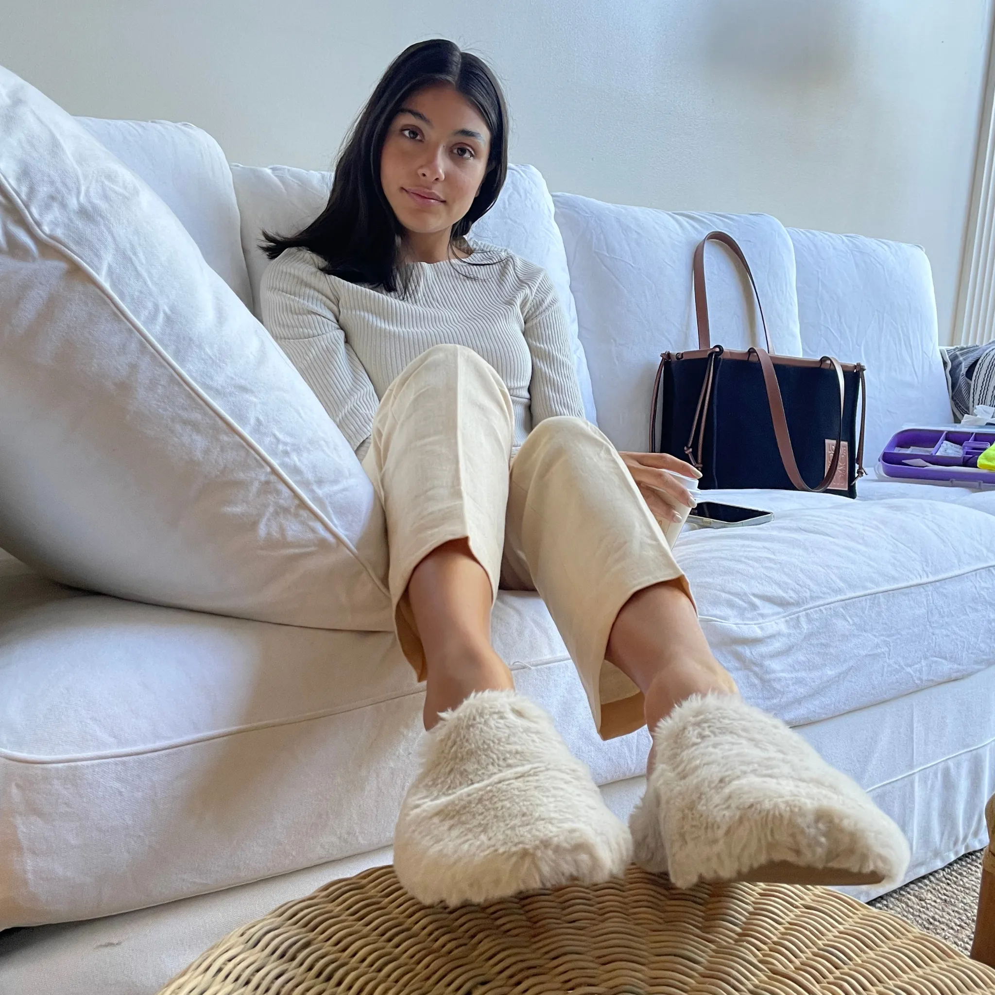 Shearling Slipper – Oatmeal