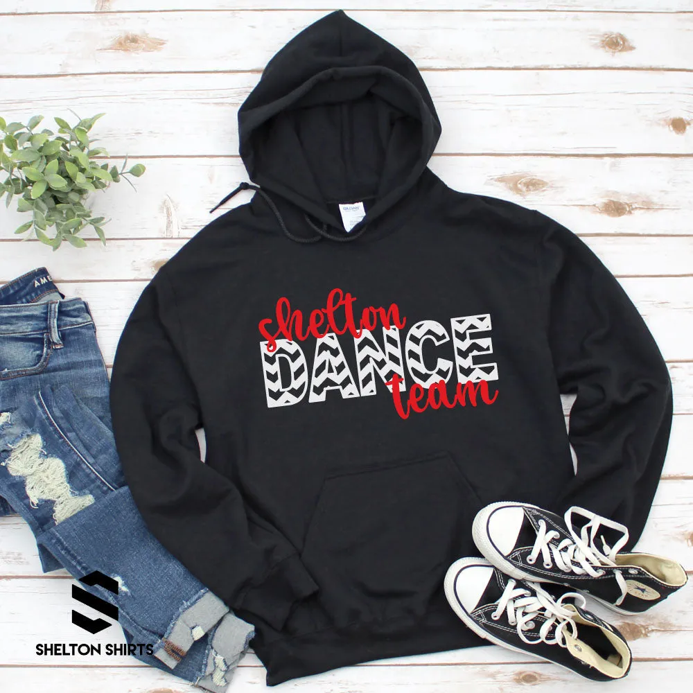 Shelton Dance Team Chevron Design T-Shirt