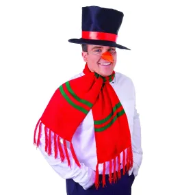 SNOWMAN KIT with nose hat and scarf Ladies Mens Christmas Fancy Dress