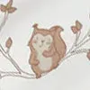 Squirrel Print Wraparound Babygrow